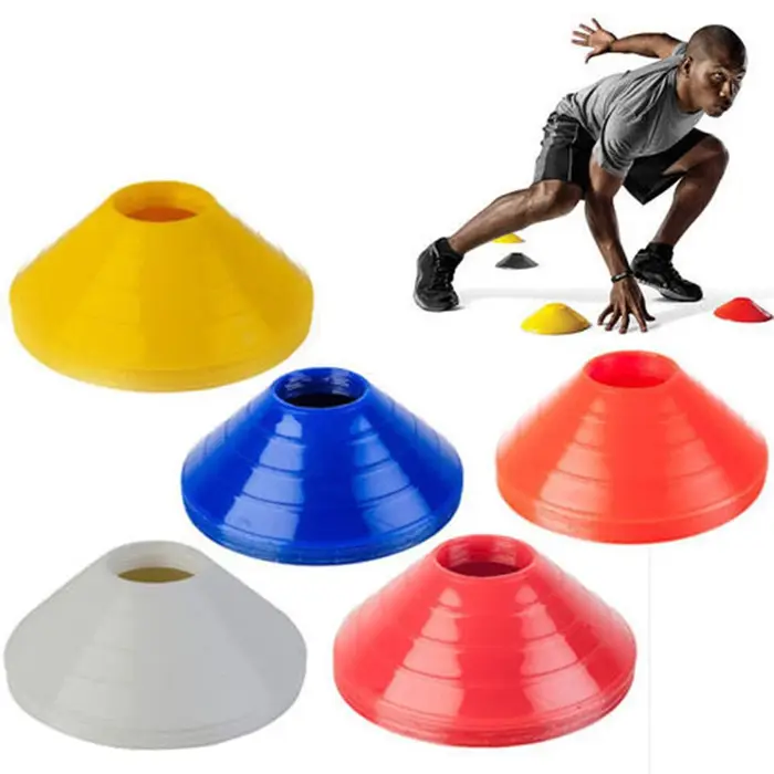 Disque d'entraînement de vitesse en PVC pour sports de plein air, cône d'entraînement de vitesse, ma