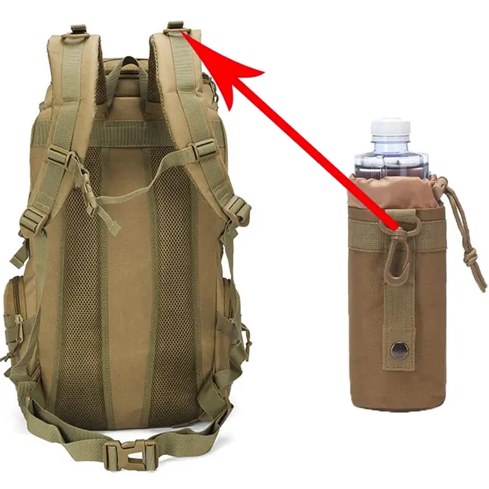 Sac à dos tactique sac de survie chasse MOLLE sac à dos GYM pour hommes EDC voyage en plein air randonnée sac à dos Camping Trekking sac à dos