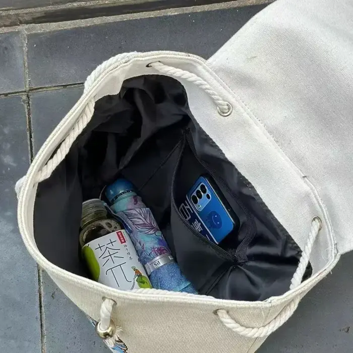Sacs à dos brodés de style ethnique pour femmes