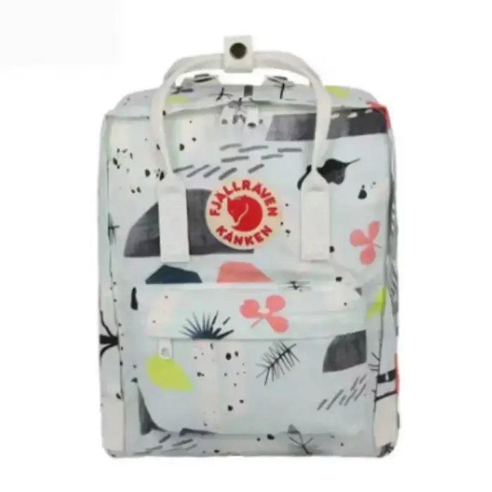 Sac à dos scolaire classique Fjallraven Kanken avec logo Arctic Fox pour hommes et femmes