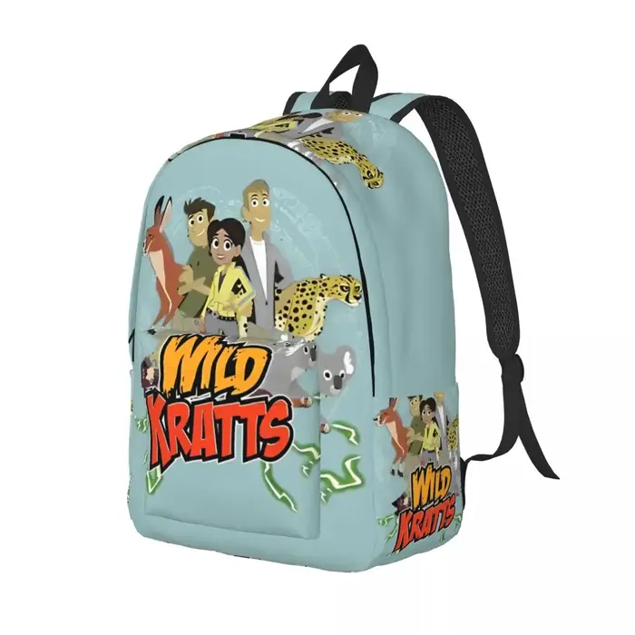 Wild Kratts Anime (1) sac à dos classique sport lycée affaires sac à dos pour hommes femmes ordinateur portable sacs en toile