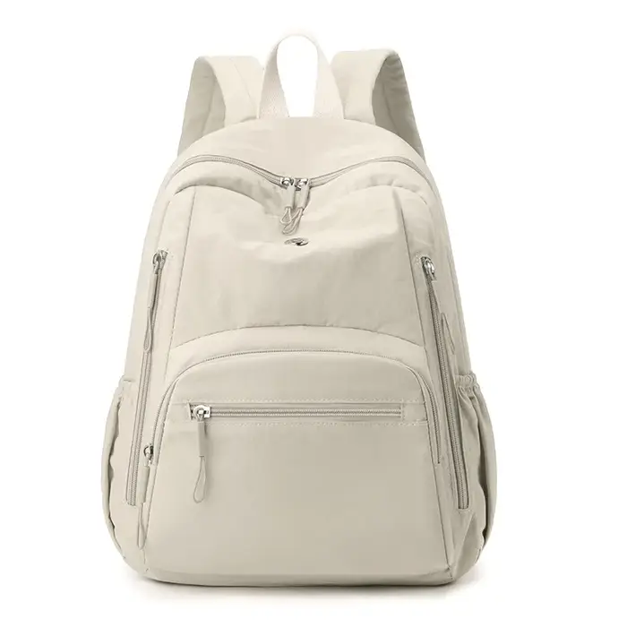 Sac à dos ultra-léger en nylon imperméable pour femmes, grande capacité, niche à la mode, sac à dos 