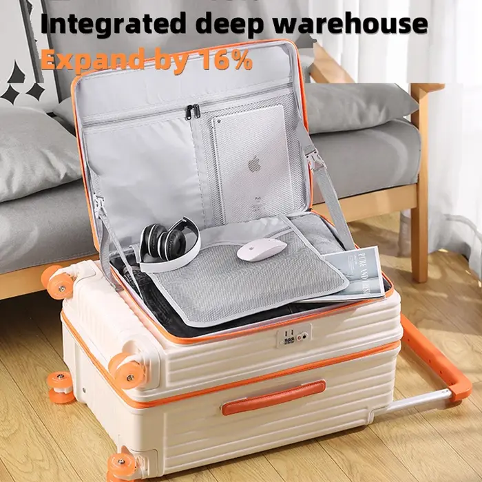 SUSHIMU Un bagage à ouverture avant, une valise trolley extensible, une valise cabine de 20 pouces,