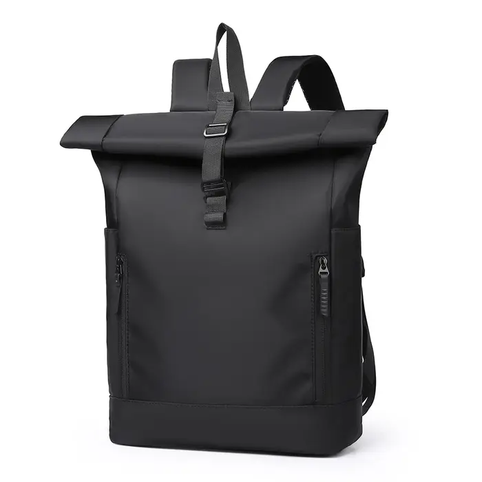 Sac à dos à roulettes pour hommes et femmes Sac à dos d'ordinateur étanche de 15,6 pouces Sac de voy