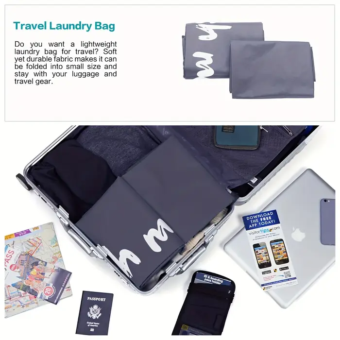 Grand sac à linge imprimé