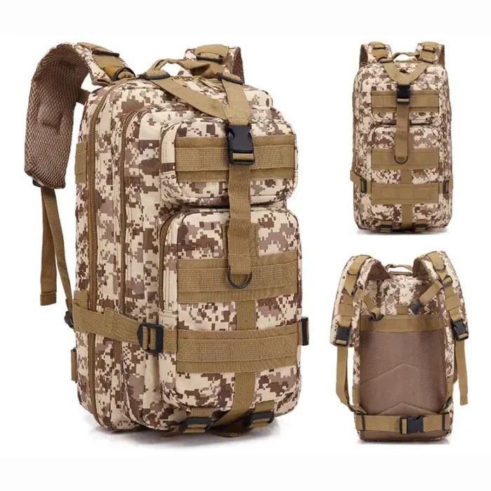 Sac à dos tactique 20L-25L en nylon pour la randonnée