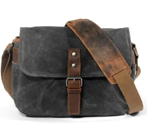 Sac à bandoulière vintage pour appareil photo reflex numérique, étui de voyage pour photographie, sa