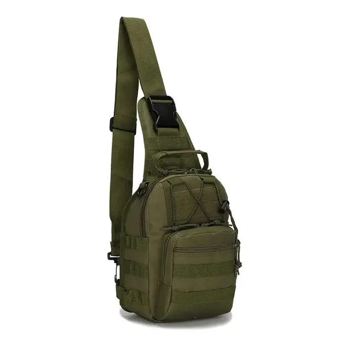 Sac à dos tactique à bandoulière, imperméable, EDC, résistant aux rayures, pour la randonnée, le vél