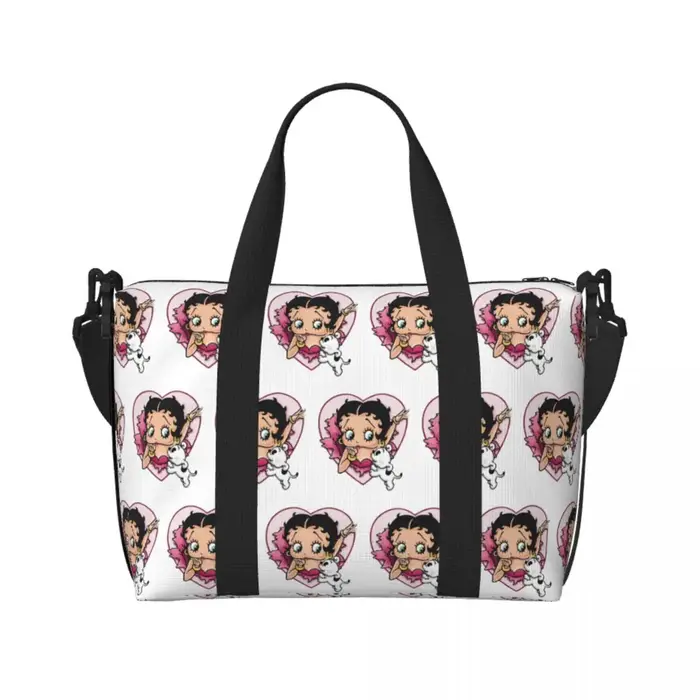 Sac de voyage de plage personnalisé Cartoon Girl B-Bettys