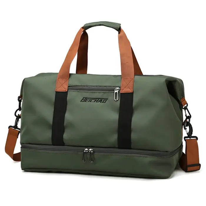 Sac de voyage pour hommes et femmes, bagage à main de grande capacité, séparation sèche et humide, s