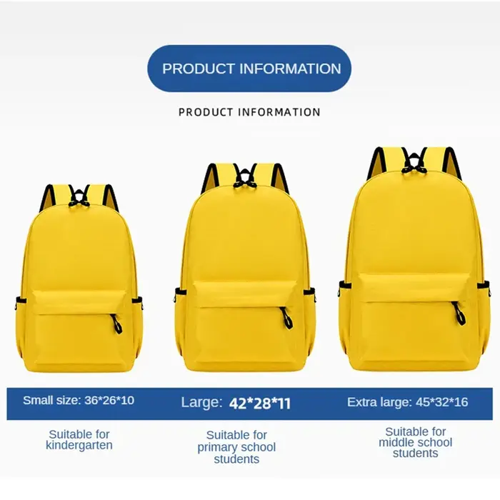 Sac à dos scolaire personnalisé avec logo sur mesure