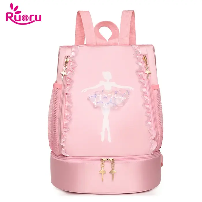 Ruoru nouveau sac de danse de Ballet sac à dos d'école filles enfants sac