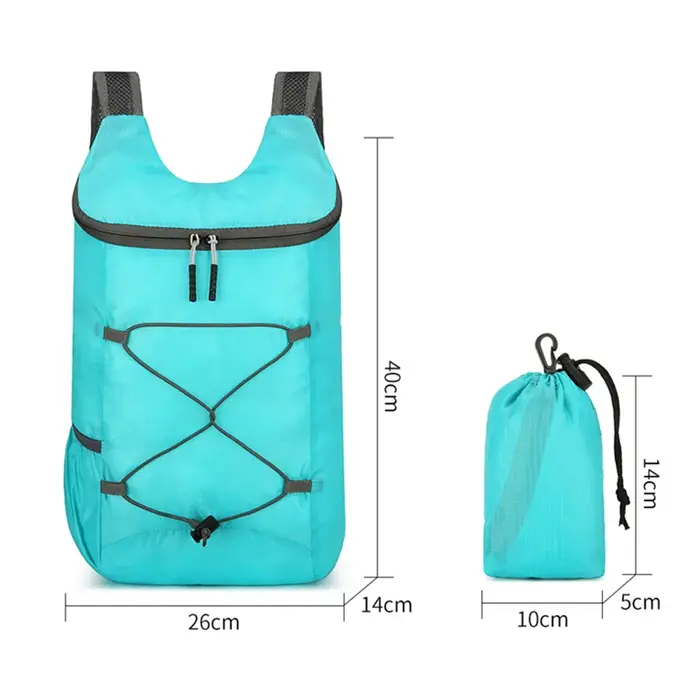 Sac à dos pliable ultraléger 1 pièce pour voyage et Camping