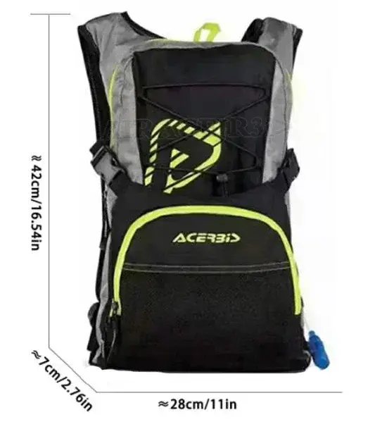 Acerbis sac à eau sac à dos moto Motocross Dirt Bike MX BMX ATV vtt tout-terrain Ride paire sacs à bandoulière noir vert cyclisme