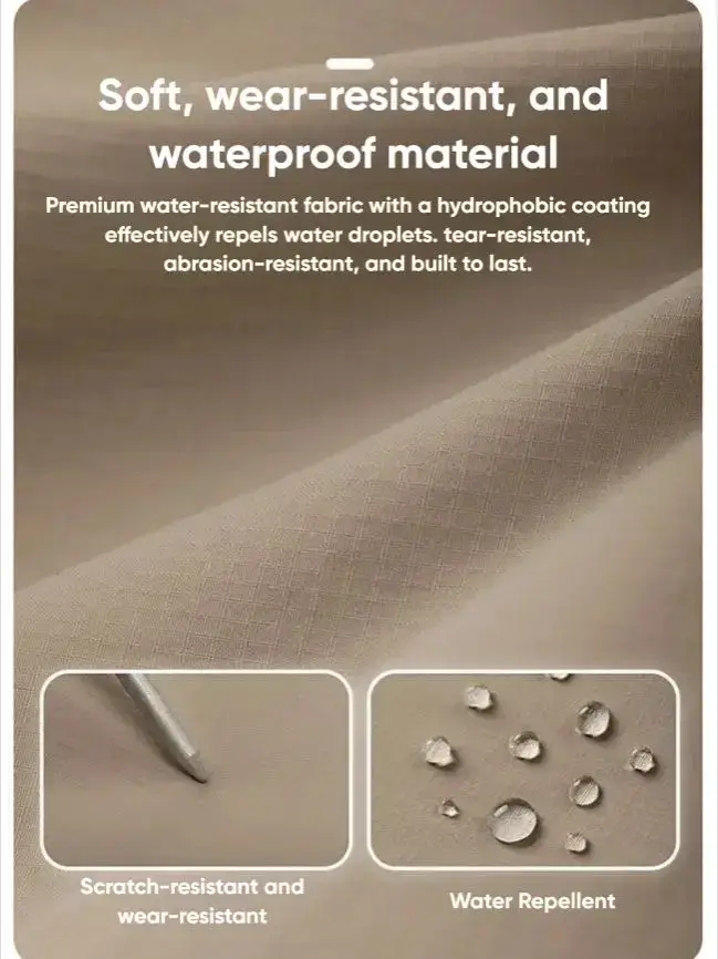 Grand sac à dos imperméable en nylon avec cordon de serrage pour hommes et femmes, compartiment pour