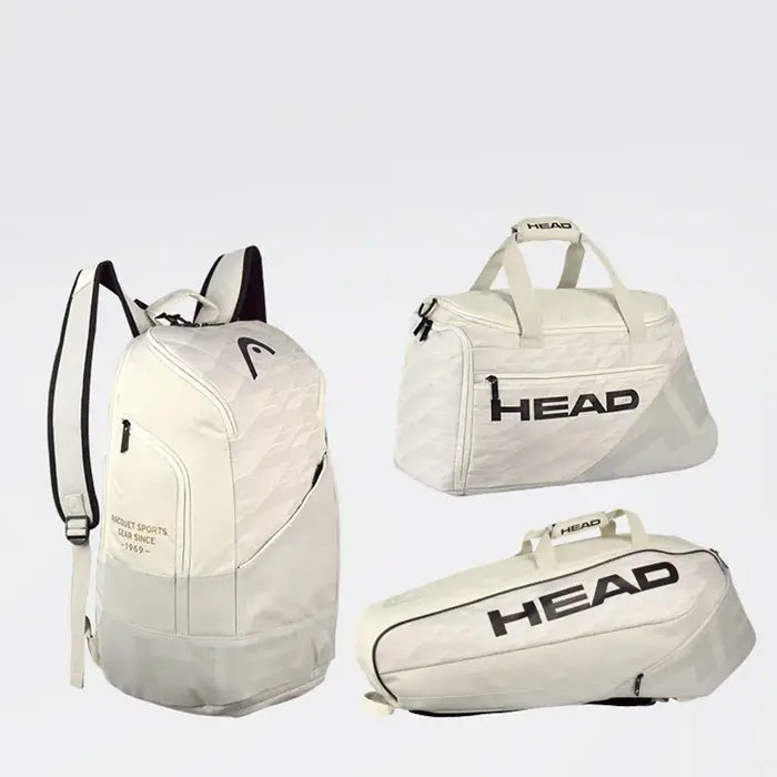 Véritable tête Tennis sac à dos équipe multi-fonctionnel sport Badminton raquette sac pour 1-2 pièces Padel avec sac à chaussures