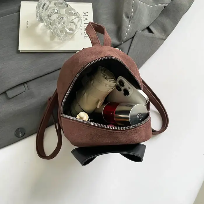 Petit sac à dos Punk veste Design sac à bandoulière pour adolescent mode sac à dos personnalité sac d'école mignon dame filles téléphone sac à main