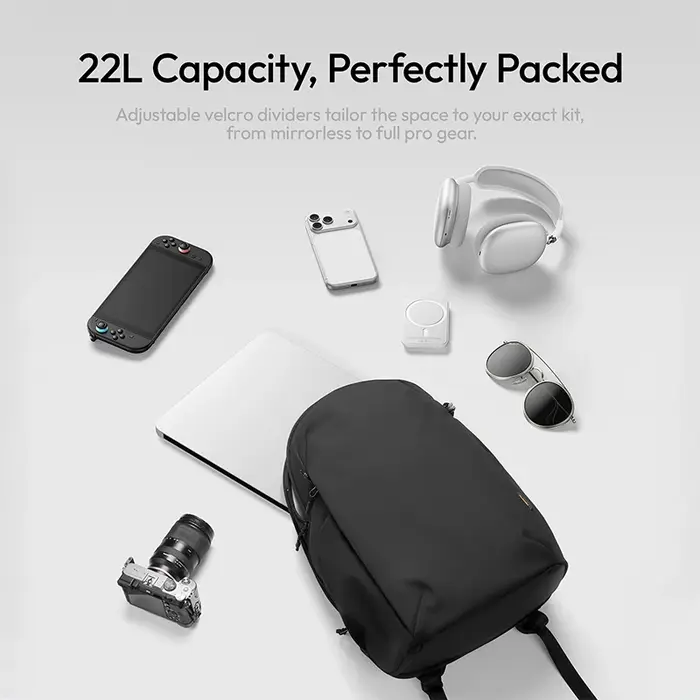 Sac à dos de voyage urbain Ulanzi YY038 V2 22L pour appareil photo