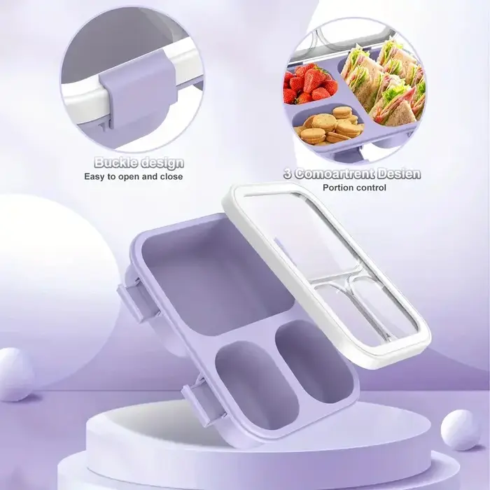 Boîte à Bento étanche, stockage des aliments pour déjeuner