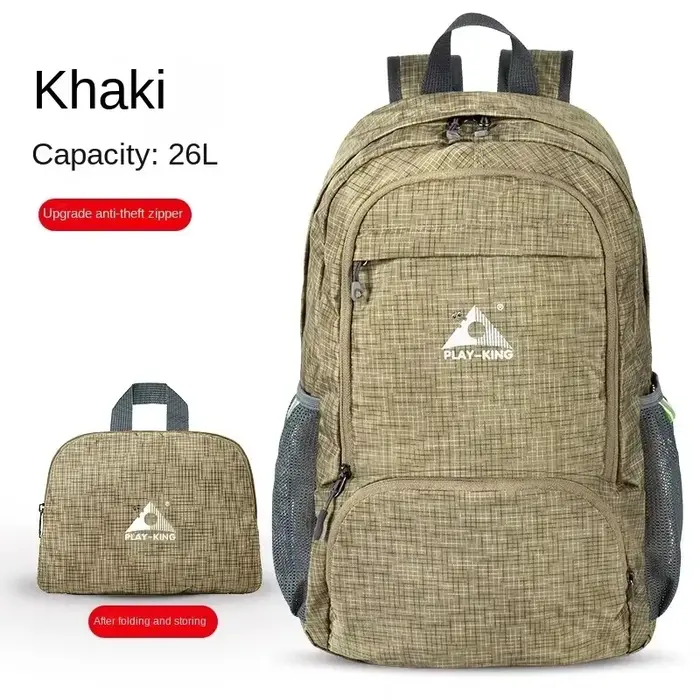 Sac de peau transfrontalier voyage en plein air pliable léger loisirs sport Camping sac à dos randon