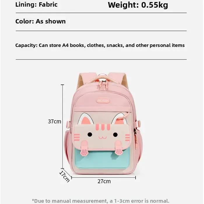 Sac à dos mignon de grande capacité pour petite fille