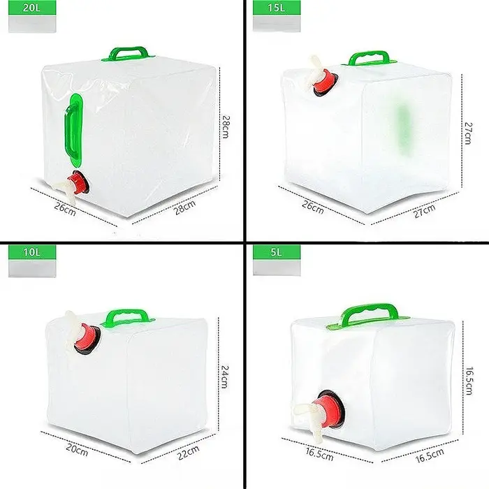 Sac à eau pliant d'extérieur
