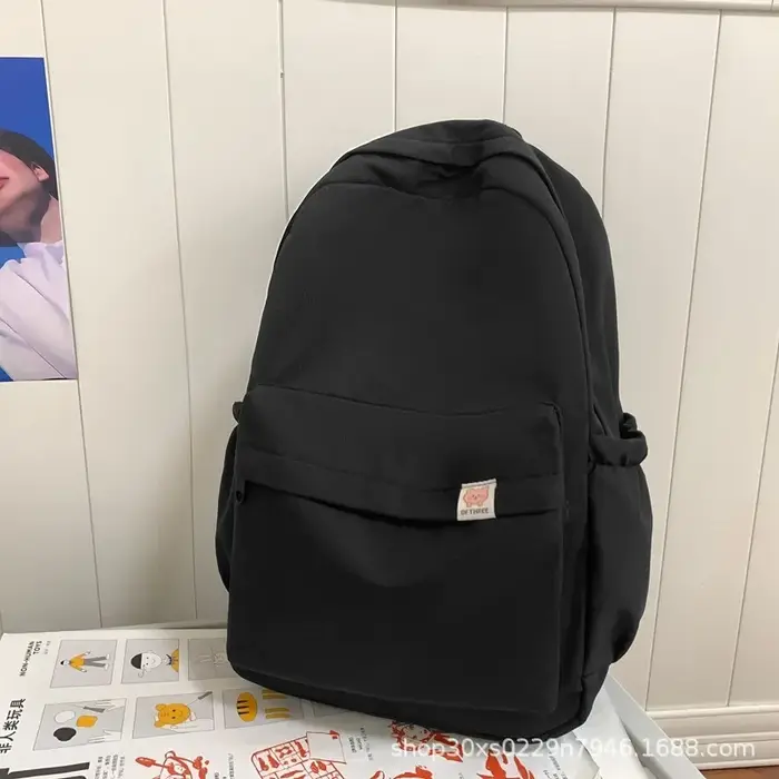 Sac à dos de couleur unie pour adolescentes