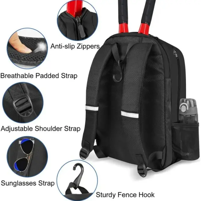 Sac à dos de tennis grande capacité