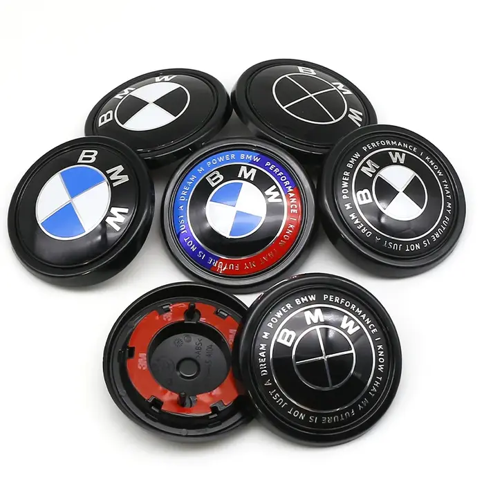Logo ABS automobile, logo bleu et blanc