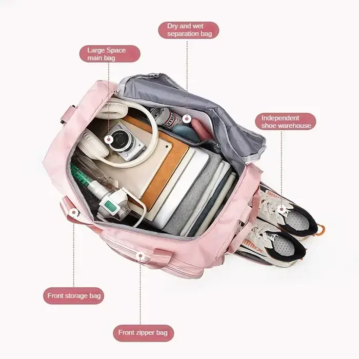 Sac de sport voyage sec humide sacs à main pour femmes femme natation épaule bandoulière Fitness sac