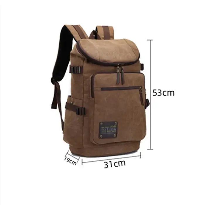Sac à dos multifonctionnel en toile pliable pour vélo Bromsilice