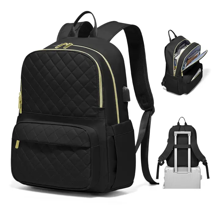 Sac à dos Eastpak étanche décontracté pour filles universitaires, sac à dos portable pour ordinateur