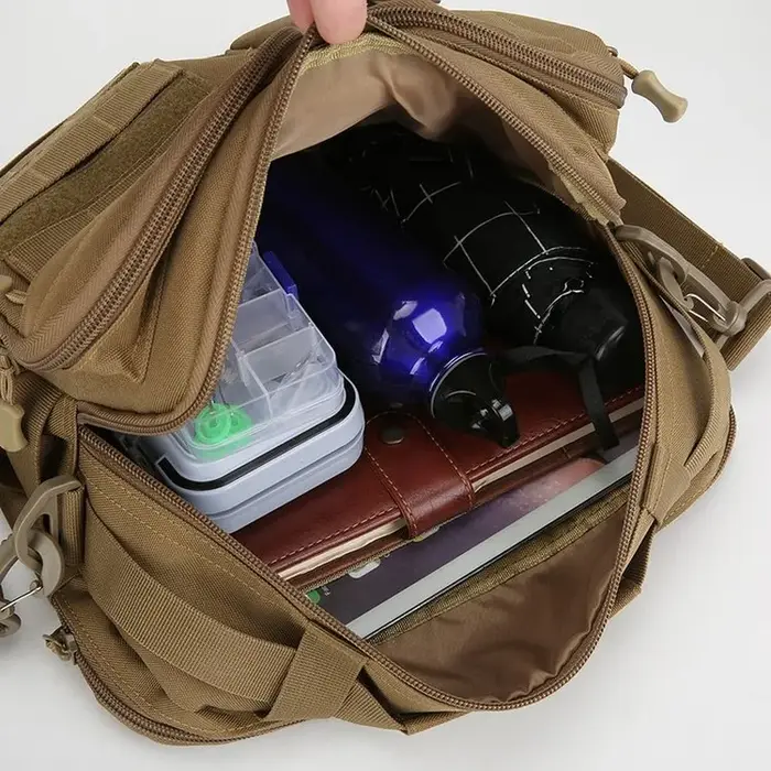 Sac à bandoulière multi-poches pour homme