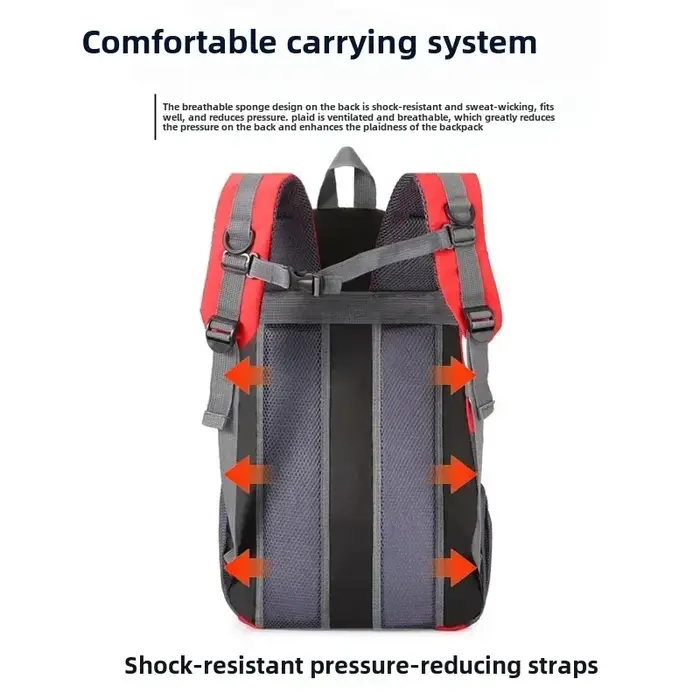Sac à dos d'extérieur pour hommes, grande capacité, léger, décontracté, randonnée, sport, étanche, voyage, alpinisme