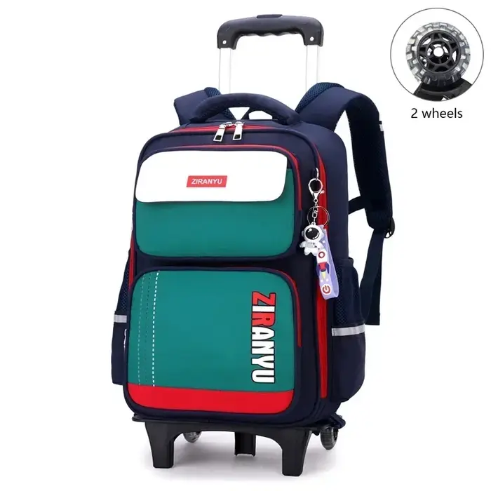 Sacs à dos roulants pour élèves du primaire, sac à dos d'école à roulettes pour enfants, sacs à dos 