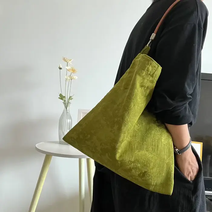 Sac à Bandoulière Jacquard Vintage pour Femme