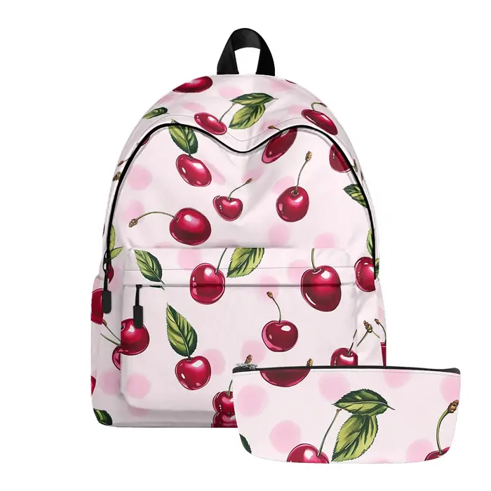 Sac à dos tendance imprimé fruits