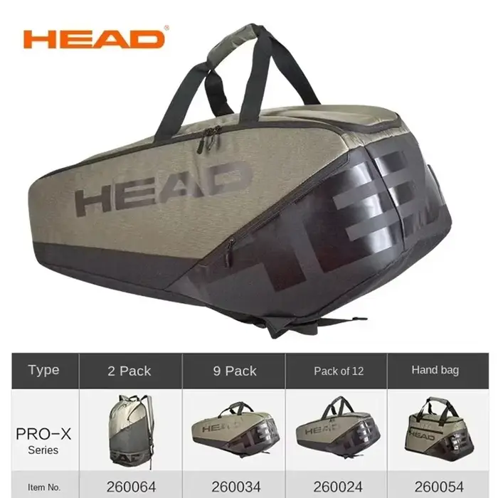 Sac de raquette de tennis série HEAD TOUR/PROX