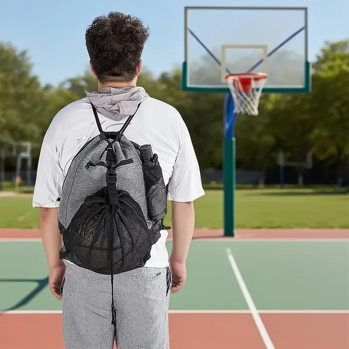 Sac de balle de Sport Portable basket-Ball Football volley-Ball sac à dos de rangement