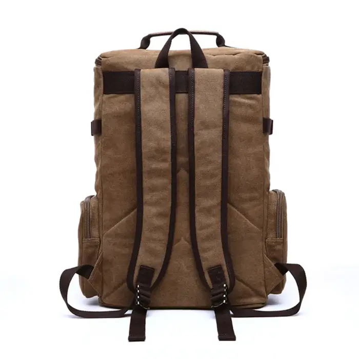 Sac à dos pour hommes sac à dos en toile Vintage sac d'école sacs de voyage