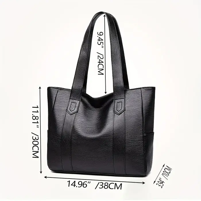 Sac à main vintage grande capacité pour femme
