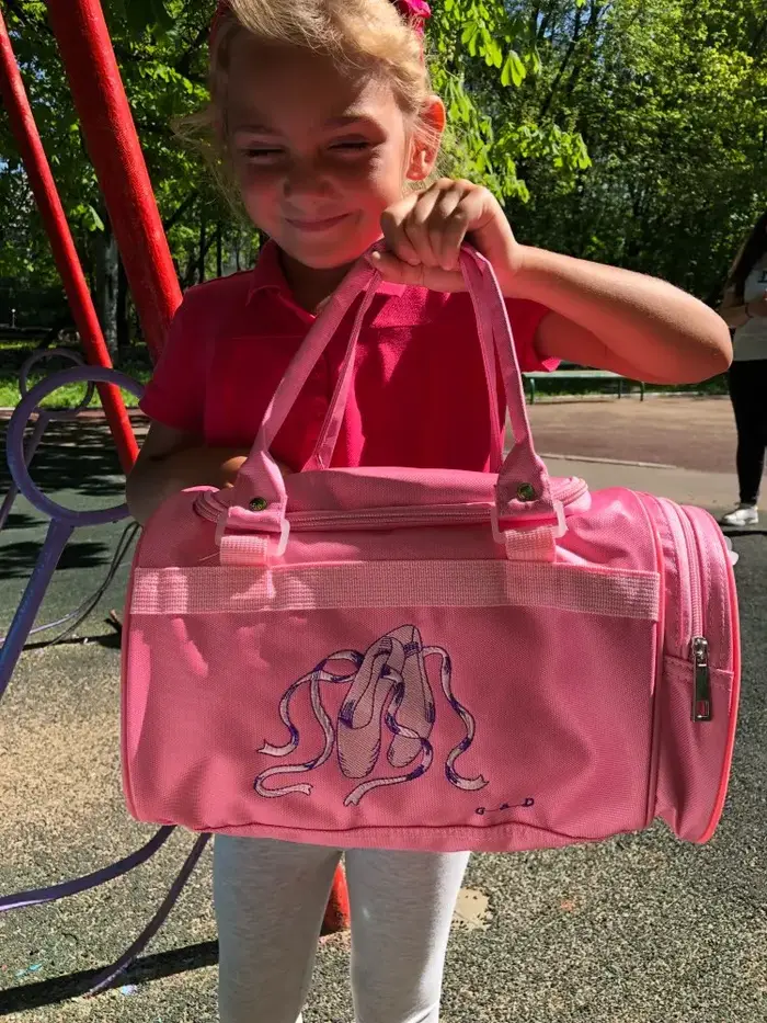 Sac à dos de danse en toile pour enfants