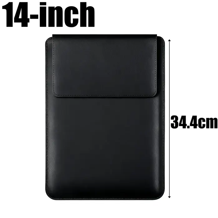 Sac intérieur en cuir pour ordinateur portable 14/16 pouces, pochette pour Apple Macbook Air Pro 13