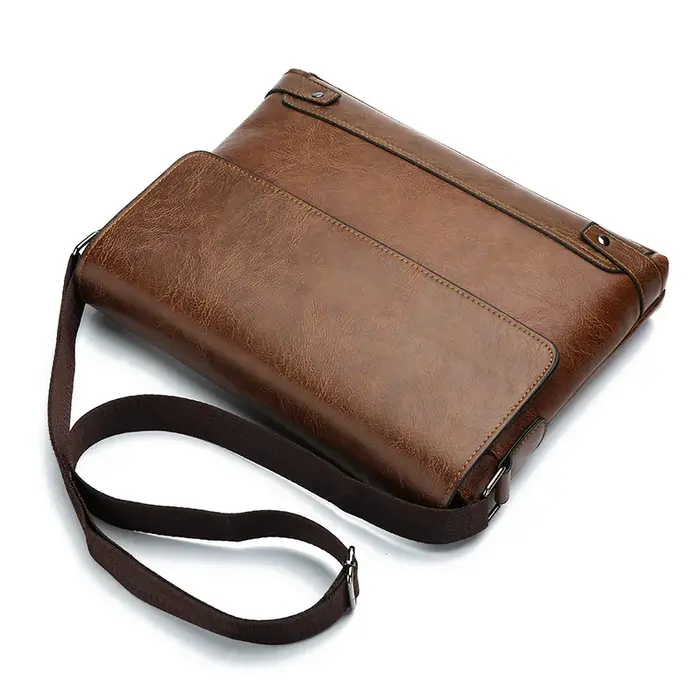 Sac à bandoulière rétro pour hommes d'affaires