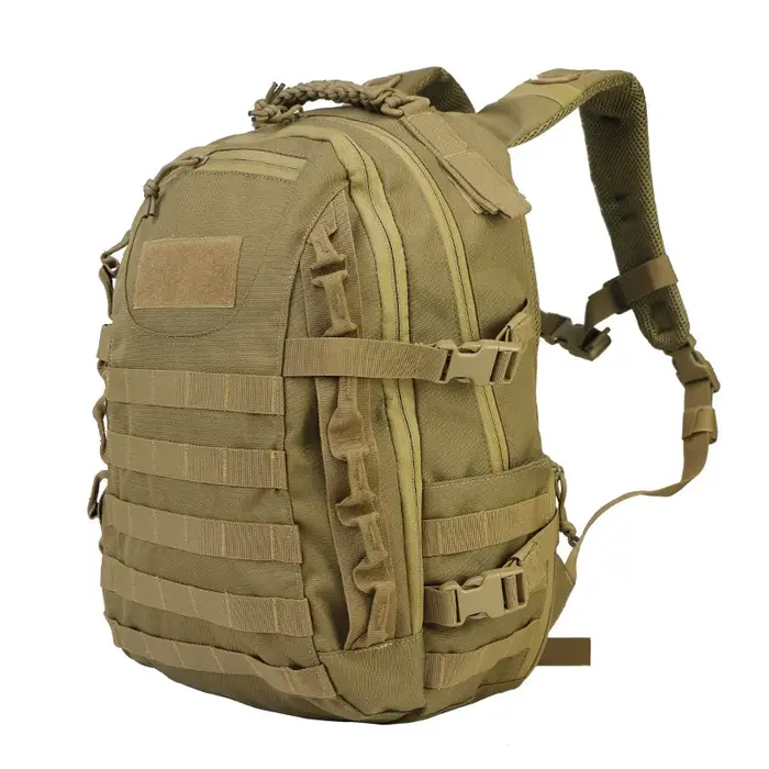 Sac à dos tactique rouge pour camping et randonnée en plein air