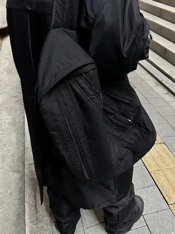 Sac à Dos en Toile Noire Unisexe