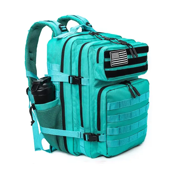 LHI 45L sac à dos de randonnée en plein air Camping imperméable Trekking alpinisme Bug Out sac sac à dos tactique avec porte-bouteille