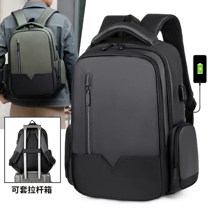 Sac à dos imperméable simple pour homme