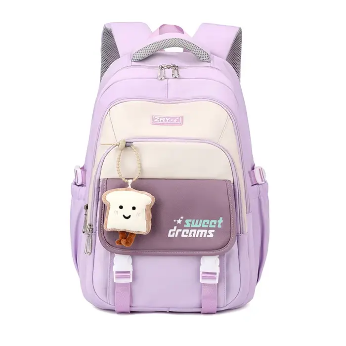 Sac à dos pour filles, sac à livres Kawaii pour adolescents, sac d'école à poches multiples pour le 