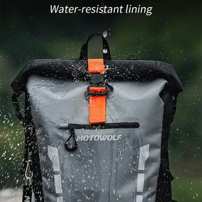 Sac à dos de moto Motowolf pour hommes et femmes